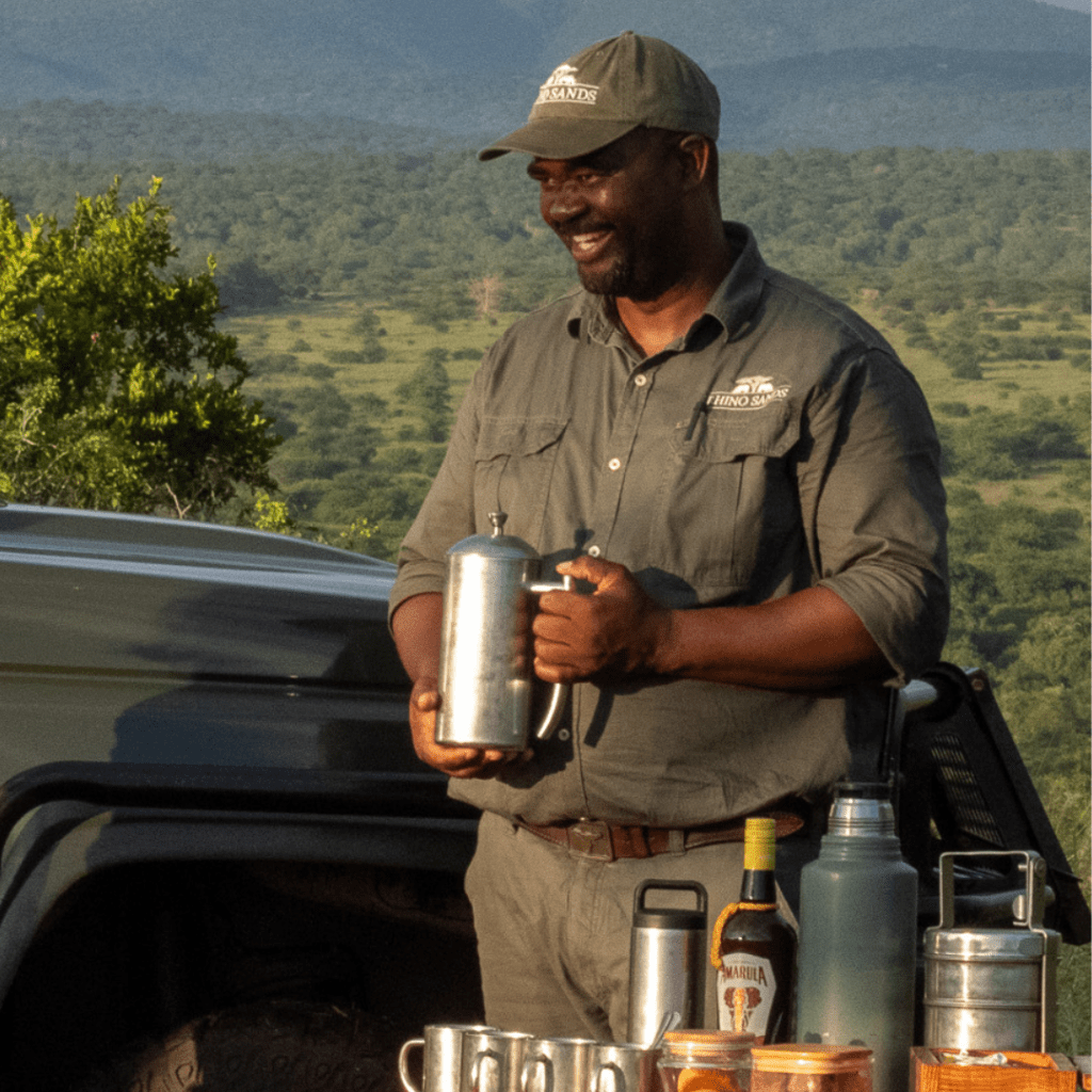 Coffee stops on game drive